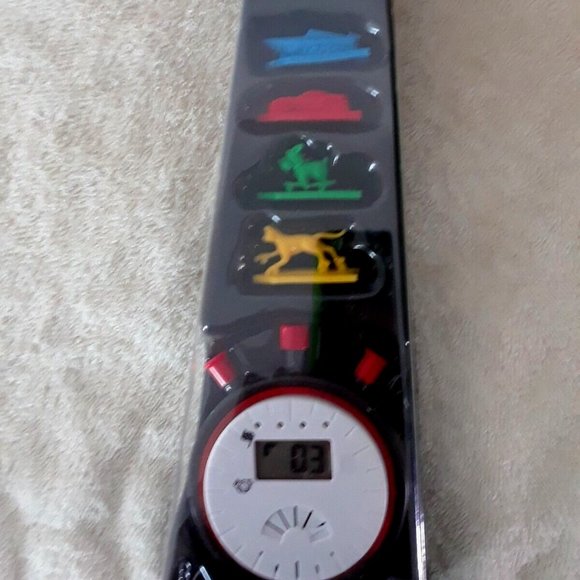 Monopoly Speed Game Replacement Parts: Stopwatch Timer+ 4 Tokens New - Picture 1 of 3